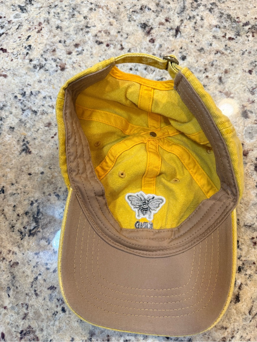 Yellow Bee 'KIND' Embroidered Cap - Picture 4 of 4